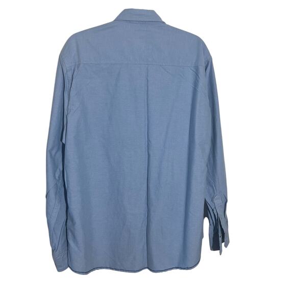 Alexander Julian Colours Blue Button Down Shirt - XL - Picture 2 of 8